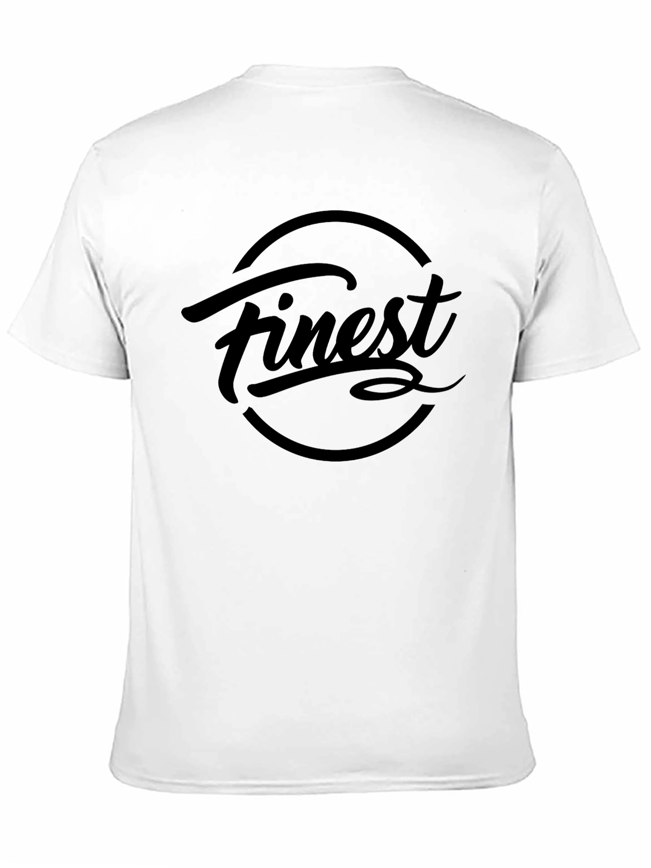 Finest Black Graphic T-Shirt - Casual Style