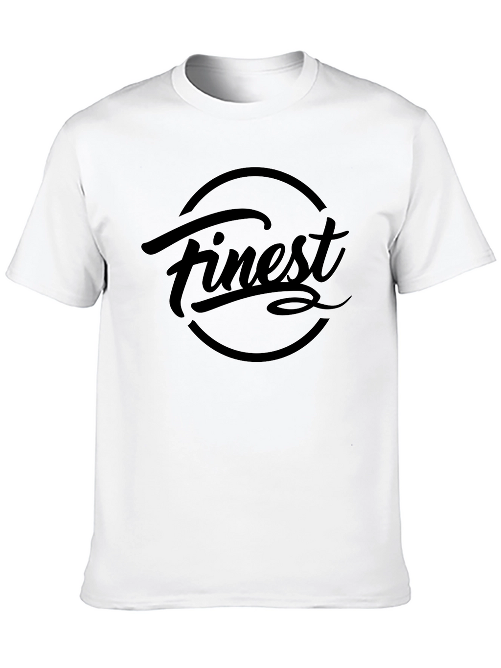 Finest Black Graphic T-Shirt - Casual Style