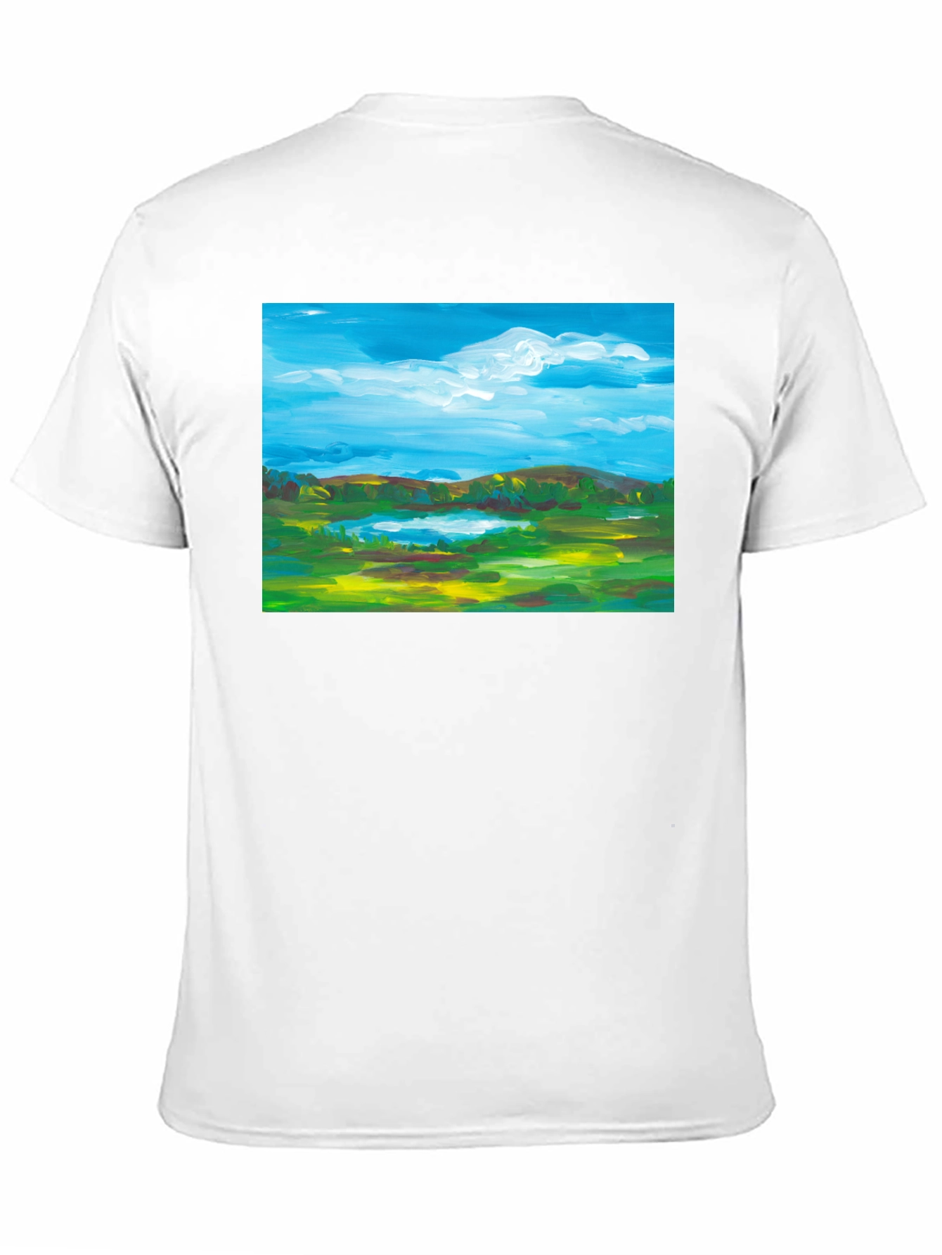 Landscape Painting Graphic T-Shirt