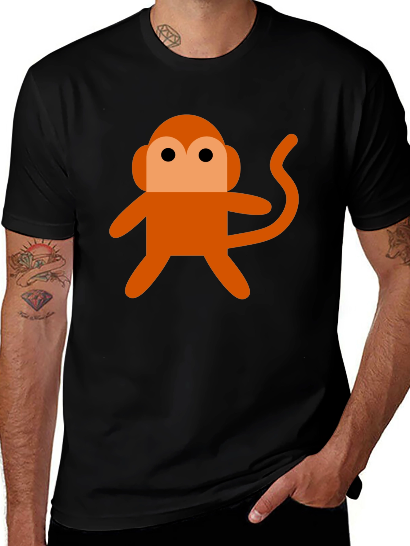 Monkey Graphic Tee - Fun & Stylish