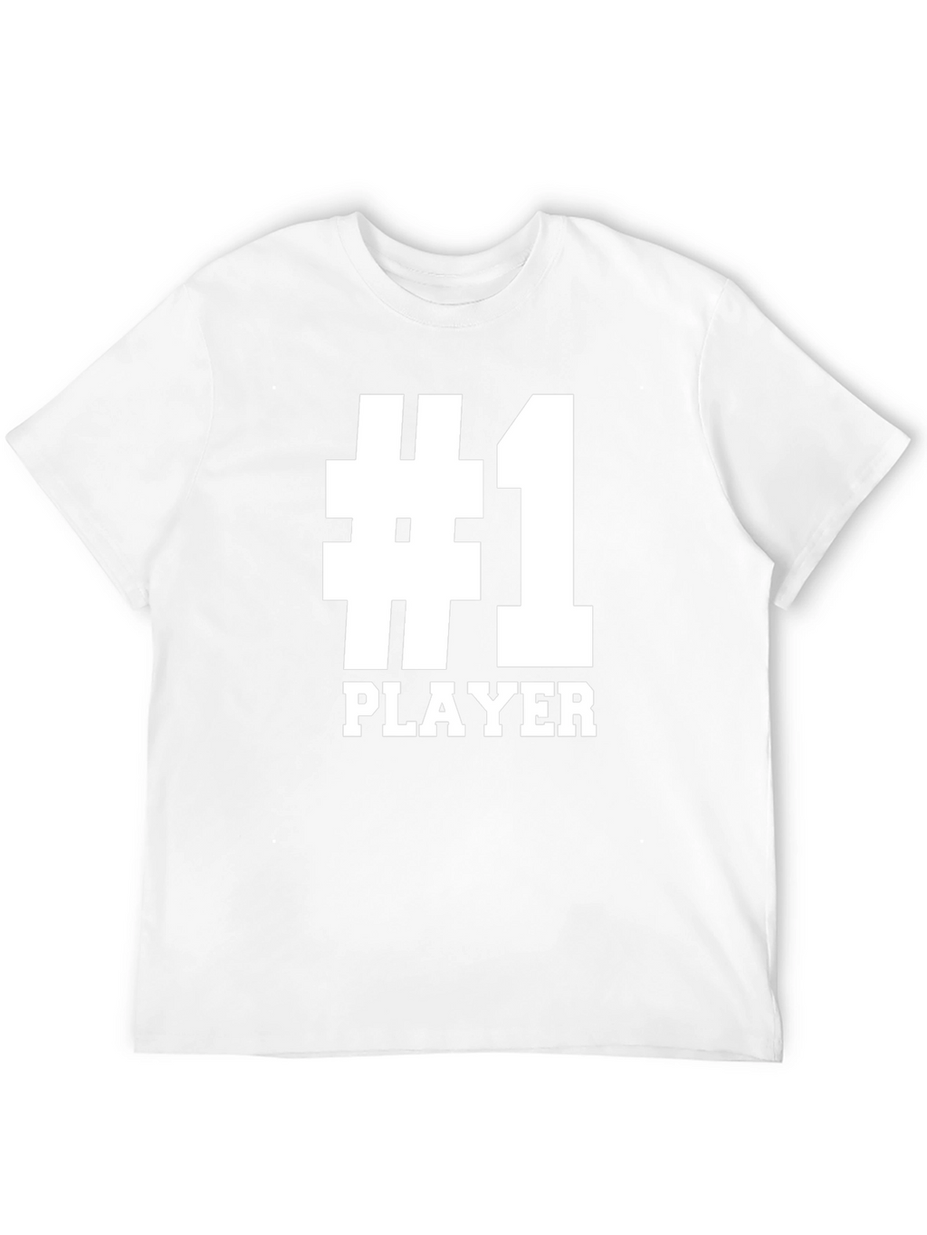 Number One Player T-Shirt - Black Graphic Tee