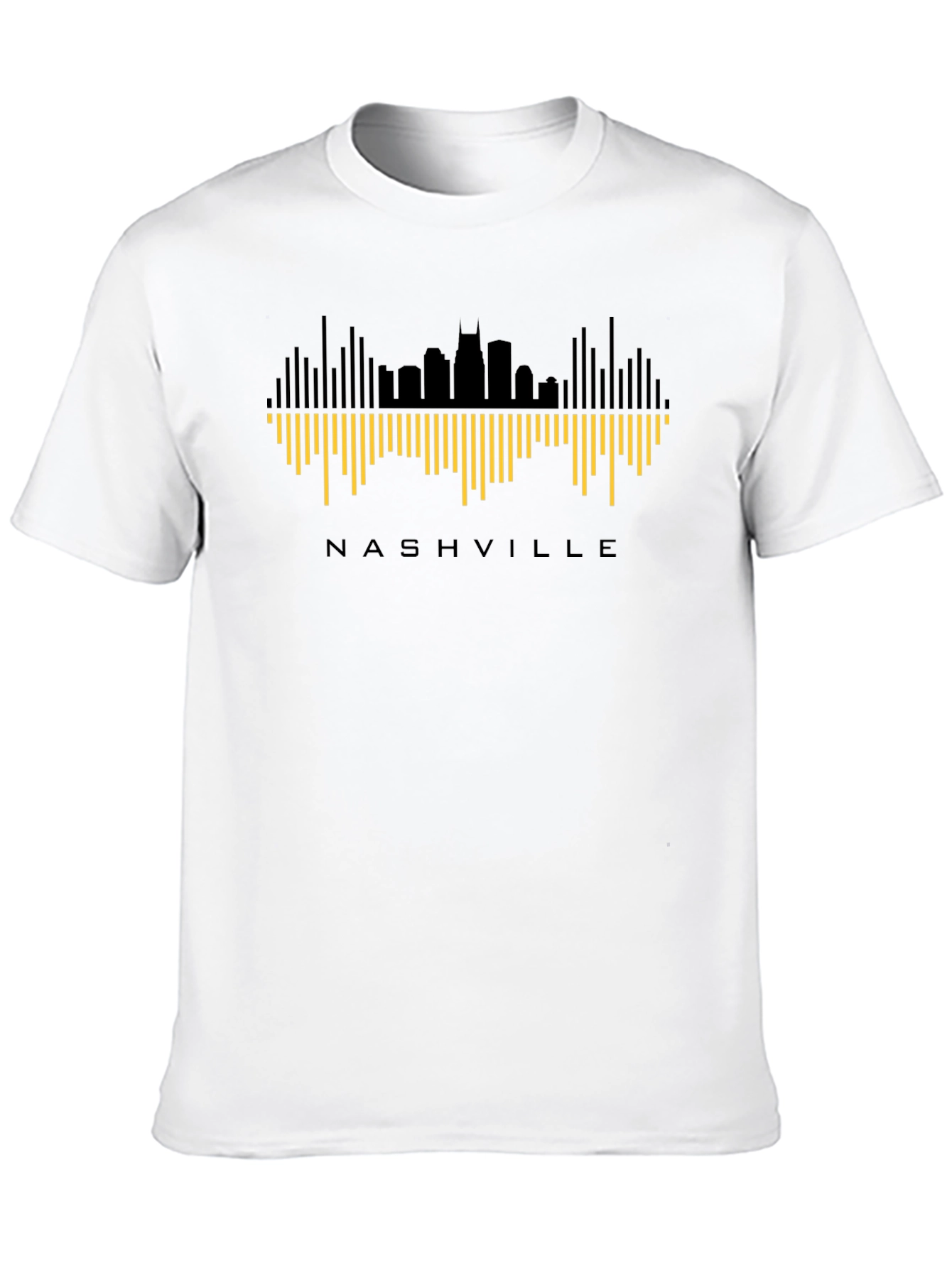 Nashville Skyline Graphic Tee - Black