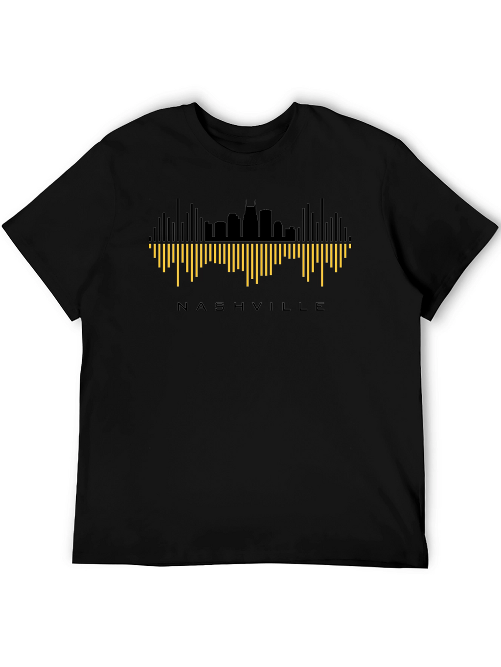 Nashville Skyline Graphic Tee - Black