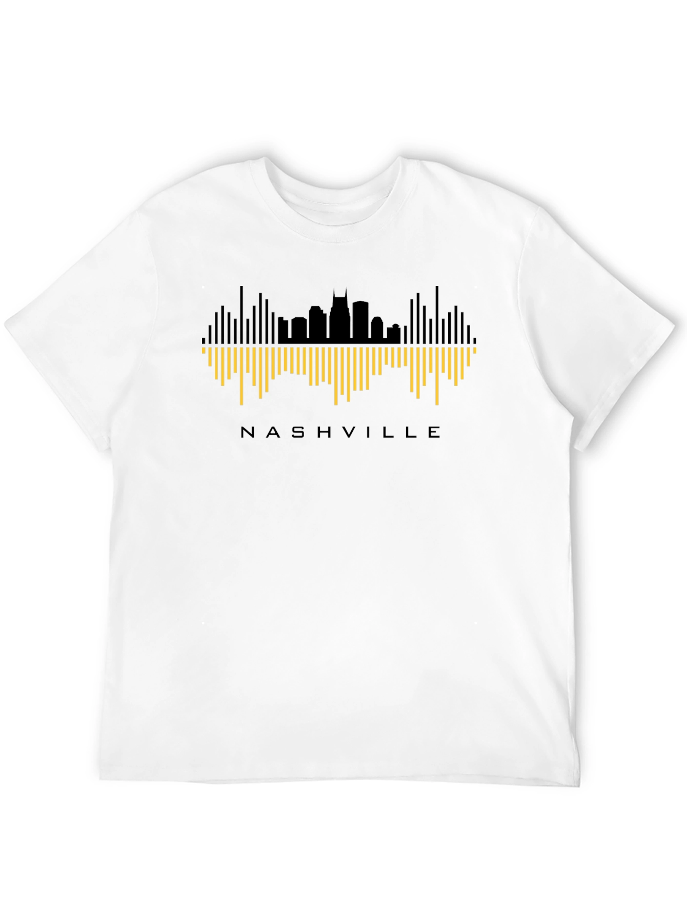 Nashville Skyline Graphic Tee - Black