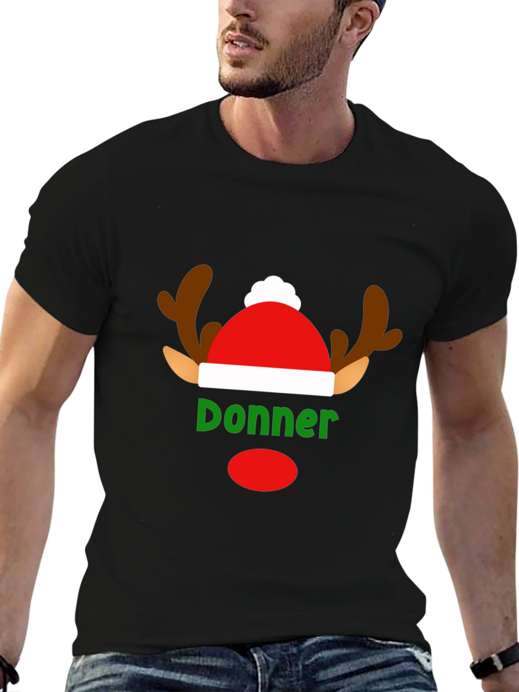 Donner Reindeer Christmas T-Shirt