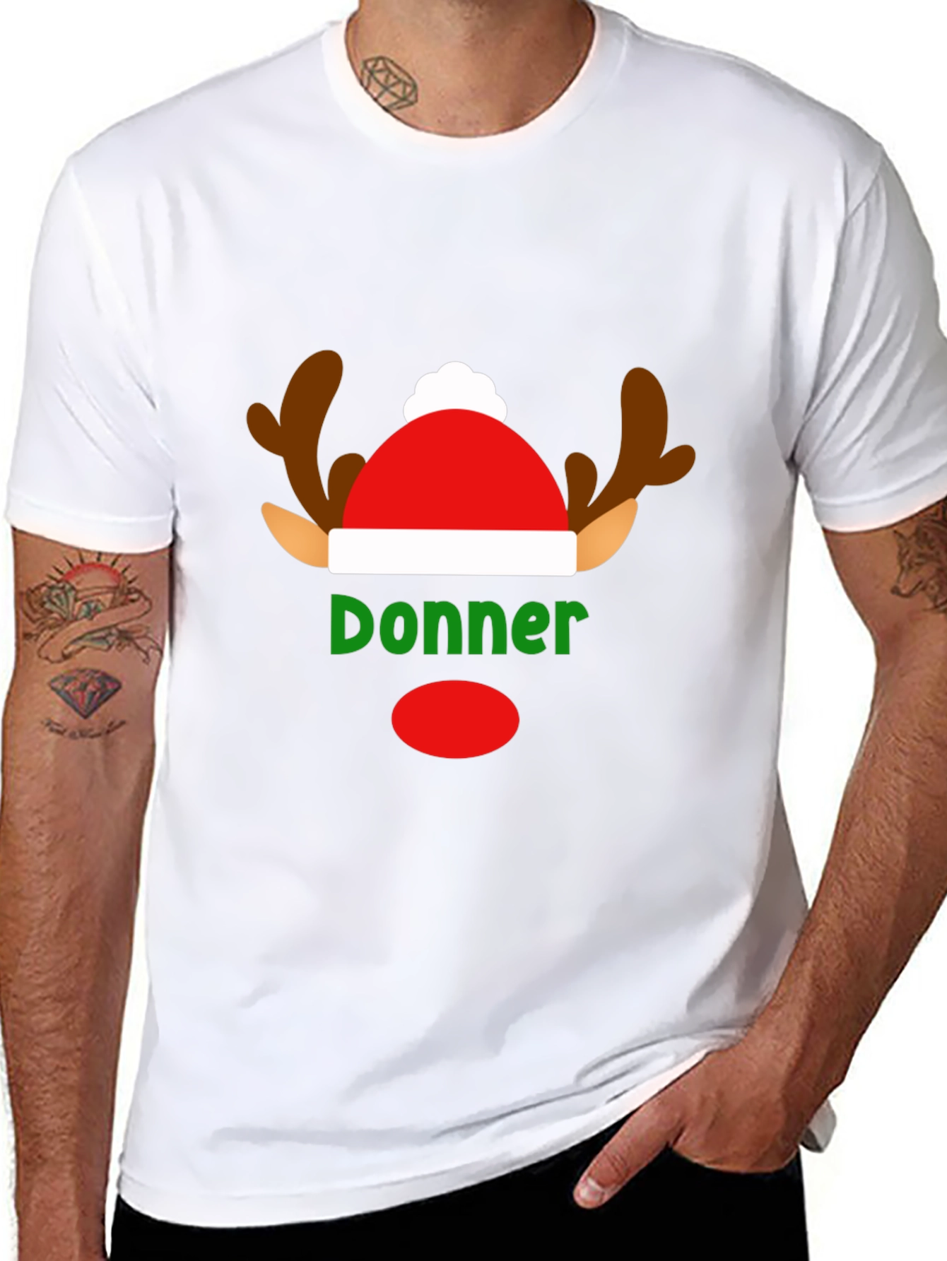 Donner Reindeer Christmas T-Shirt