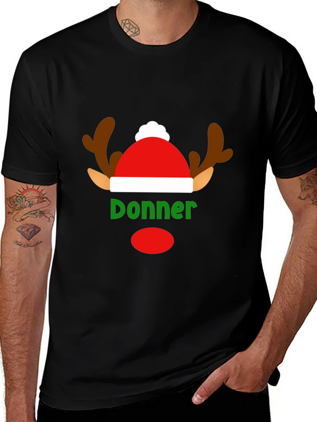 Donner Reindeer Christmas T-Shirt