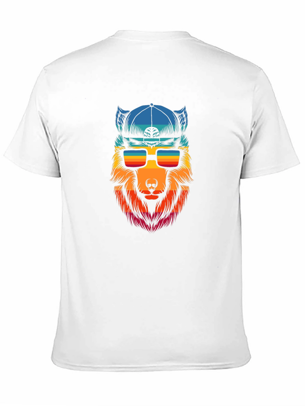 Cool Wolf Graphic Tee - Black T-Shirt