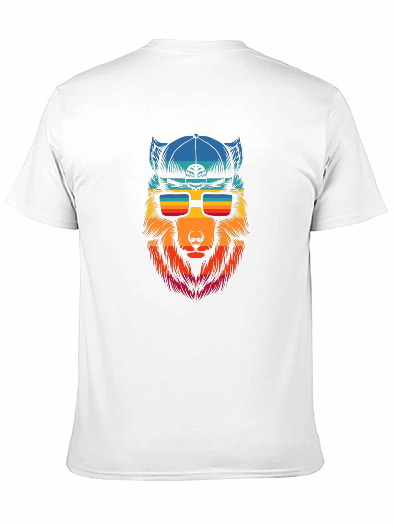 Cool Wolf Graphic Tee - Black T-Shirt