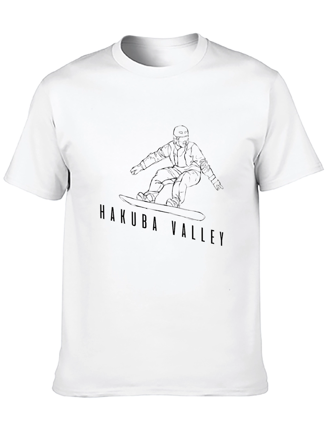 Hakuba Valley Snowboarder Tee - Black