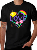 Love Sunshine Lollipop Rainbows Heart T-Shirt