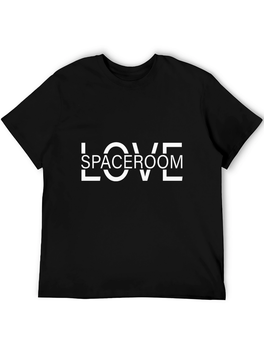 Space Room Love Black Tee
