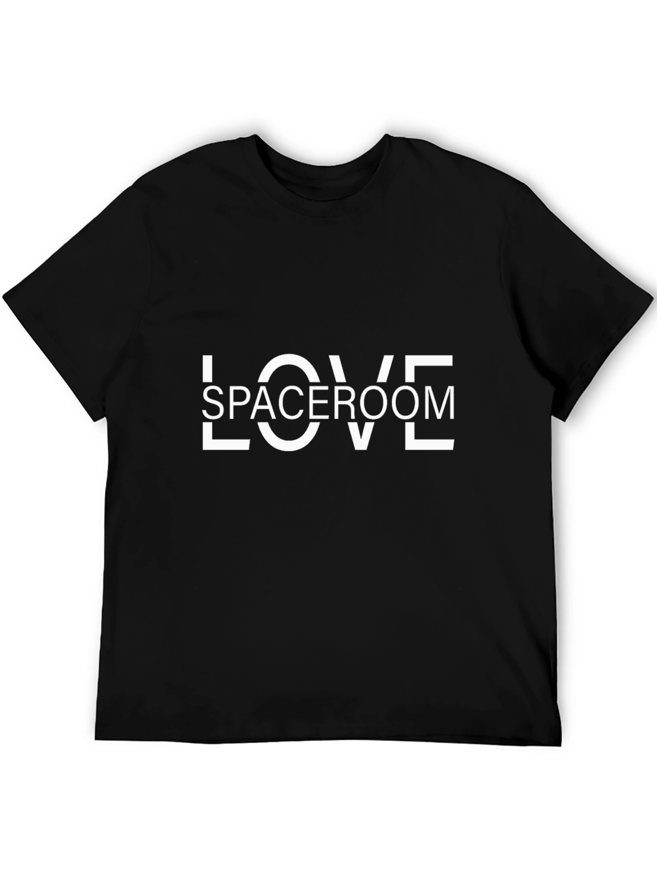 Space Room Love Black Tee