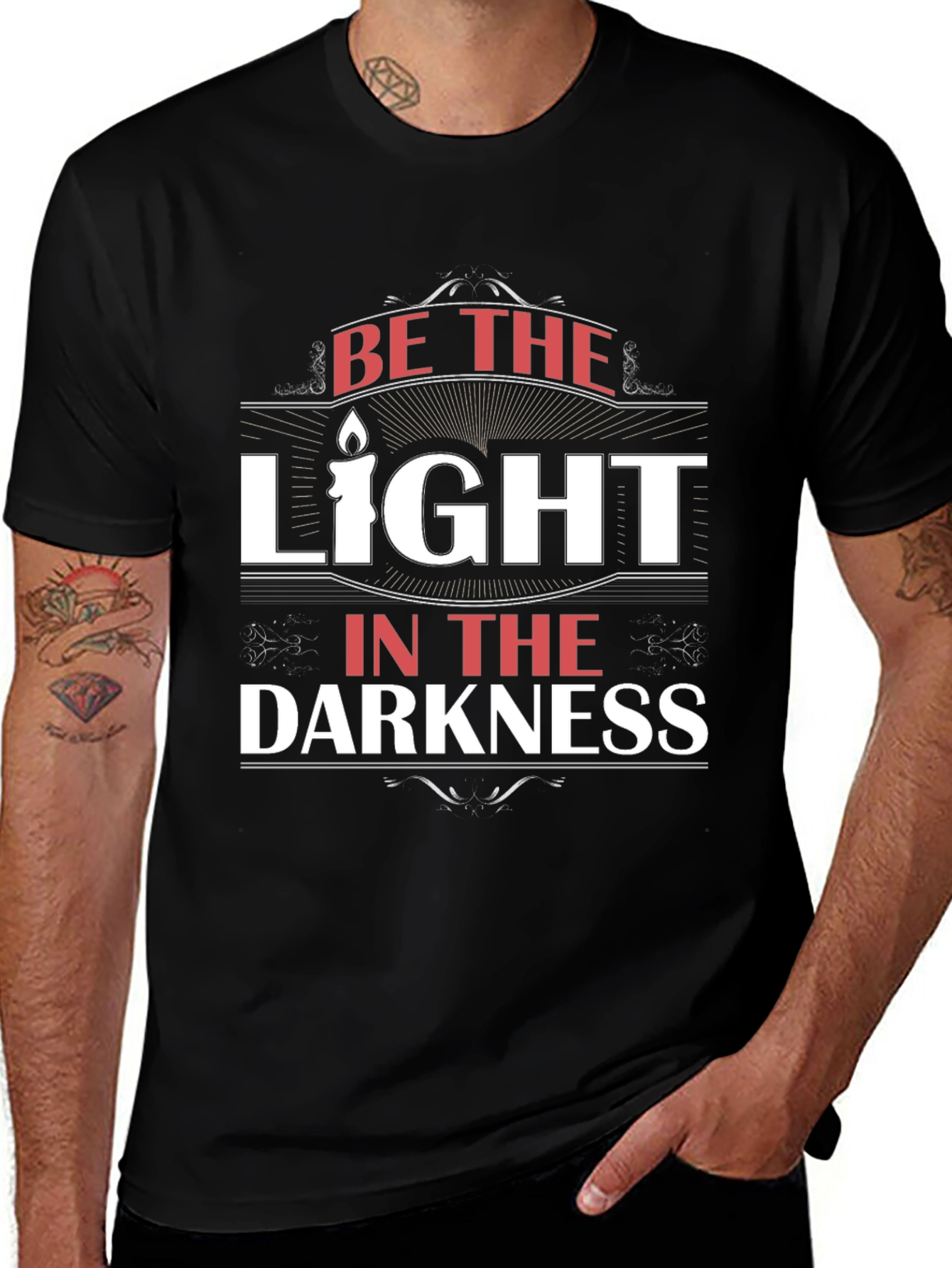 Be The Light in the Darkness Graphic T-Shirt