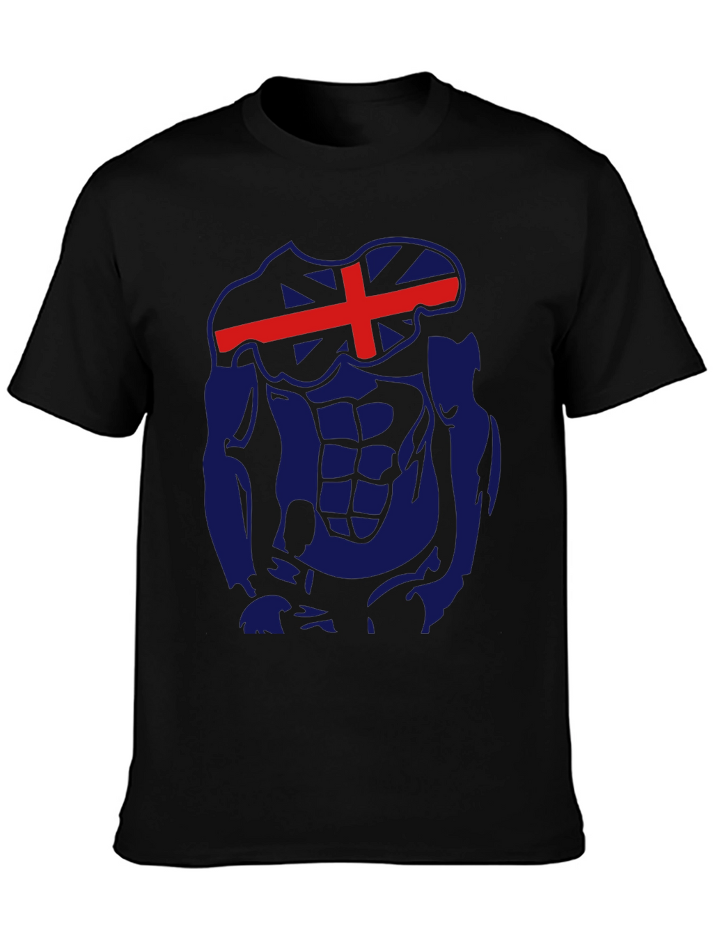 Icelandic Flag Abs Funny Gym T-Shirt