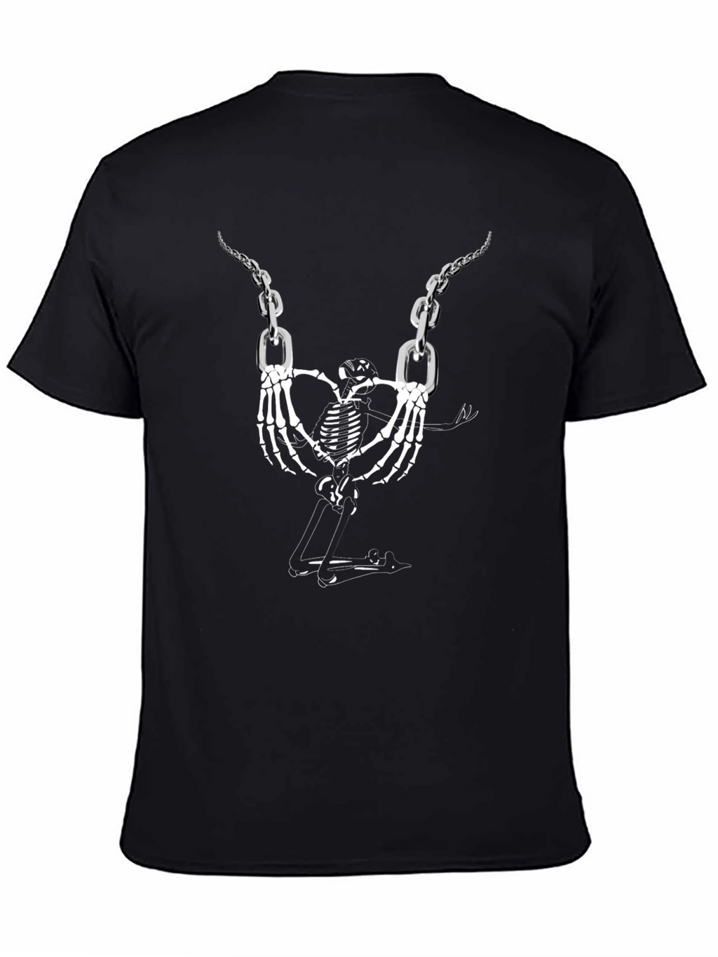 Skeleton Swing T-Shirt - Dark Humor Tee