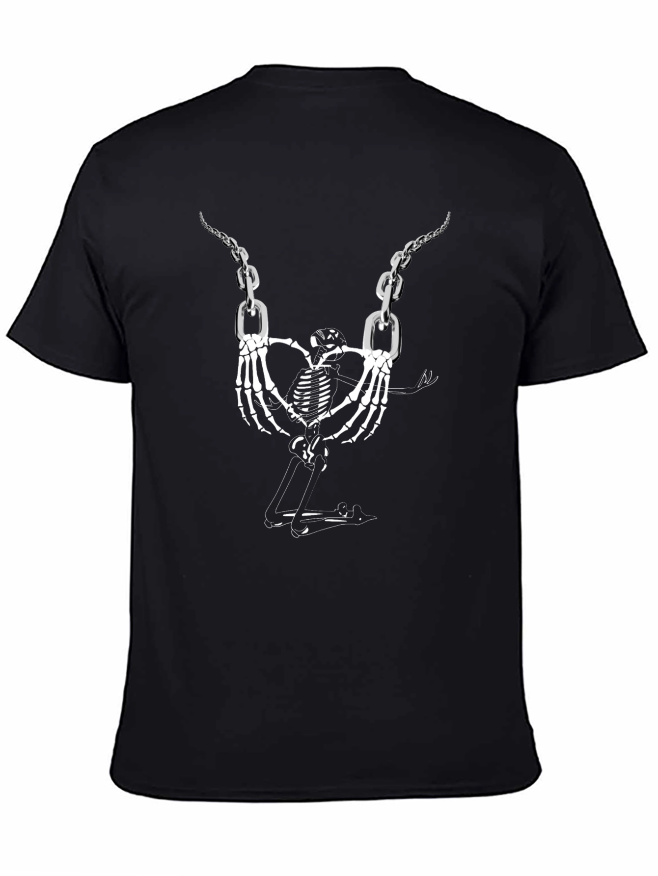 Skeleton Swing T-Shirt - Dark Humor Tee