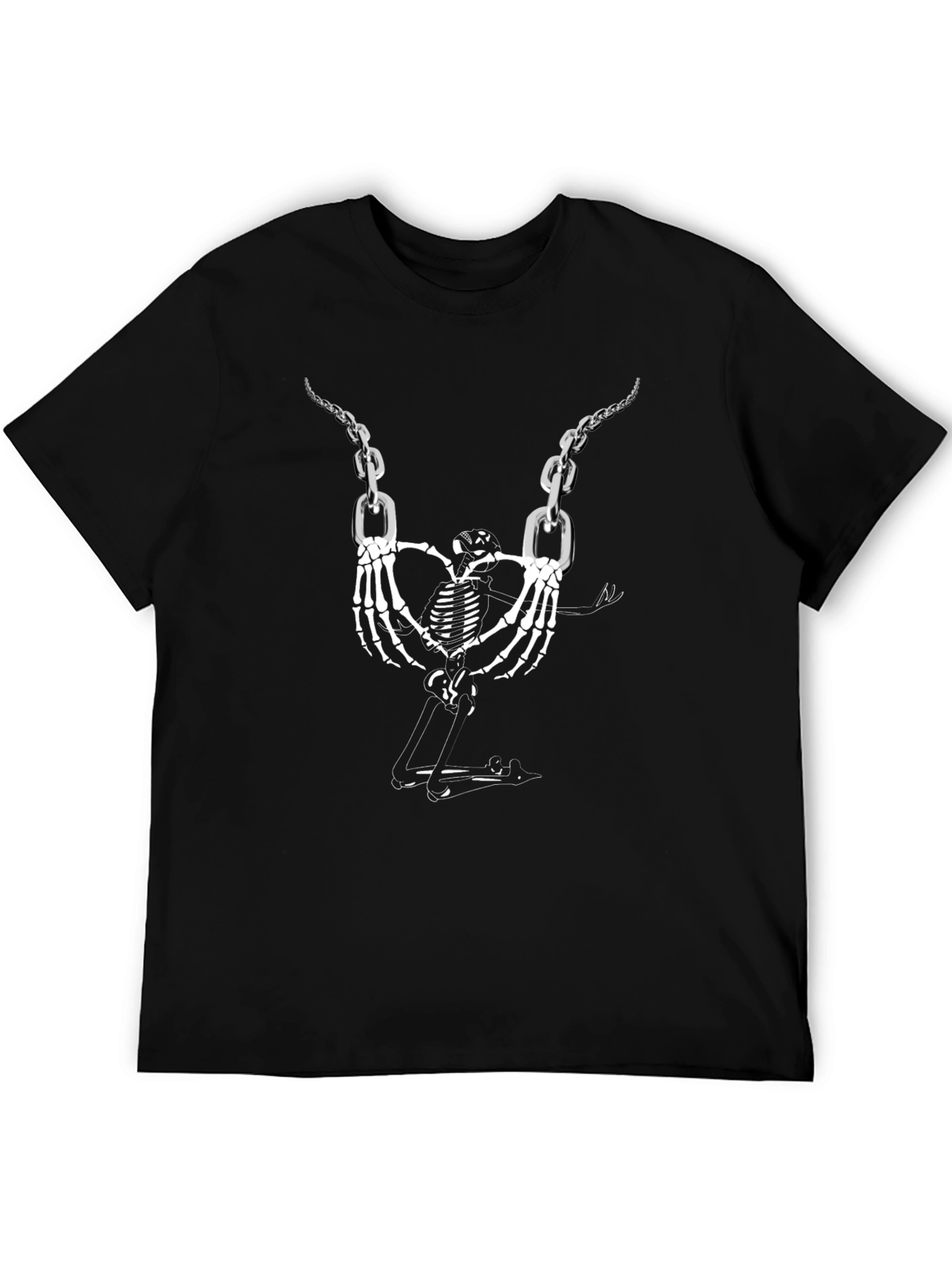 Skeleton Swing T-Shirt - Dark Humor Tee