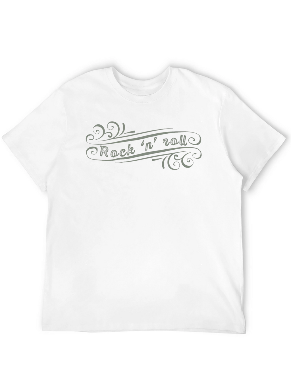 Rock n Roll Graphic Black T-Shirt