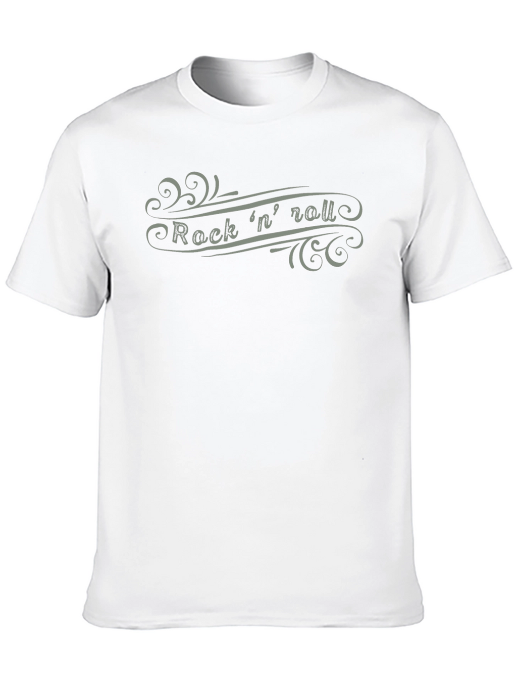 Rock n Roll Graphic Black T-Shirt