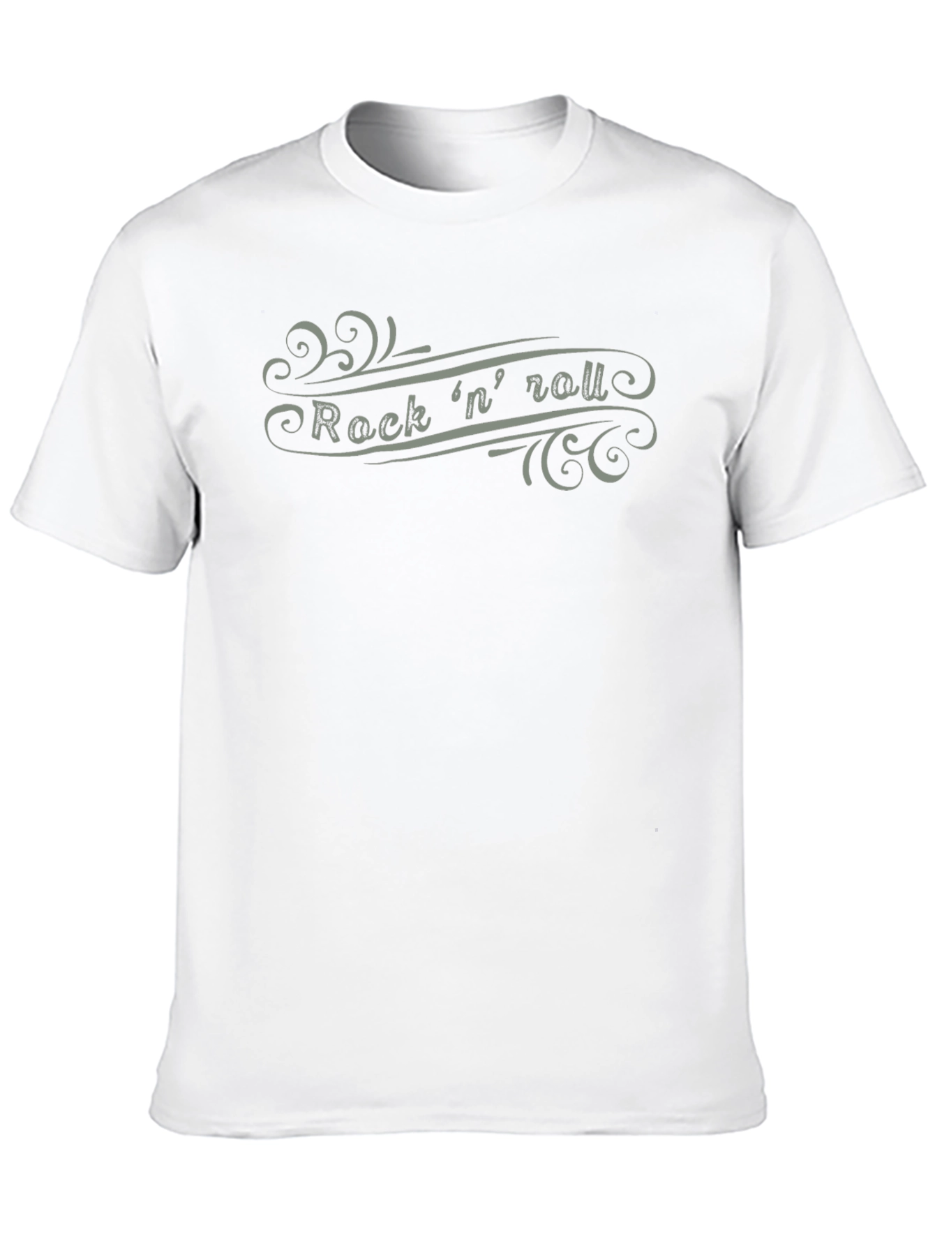 Rock n Roll Graphic Black T-Shirt