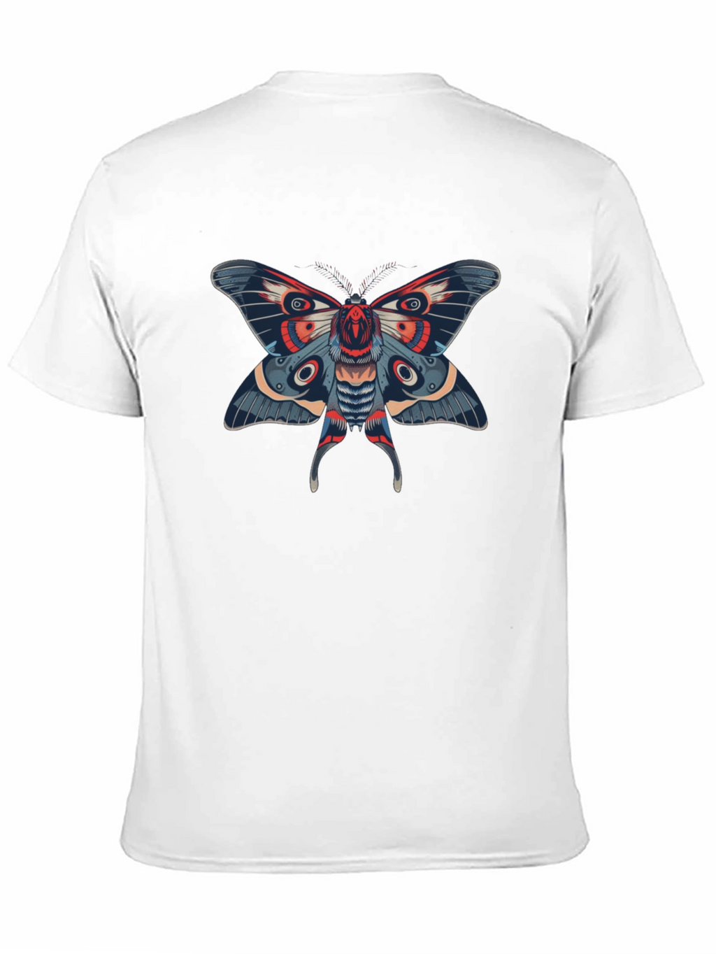 Moth Graphic Black T-Shirt