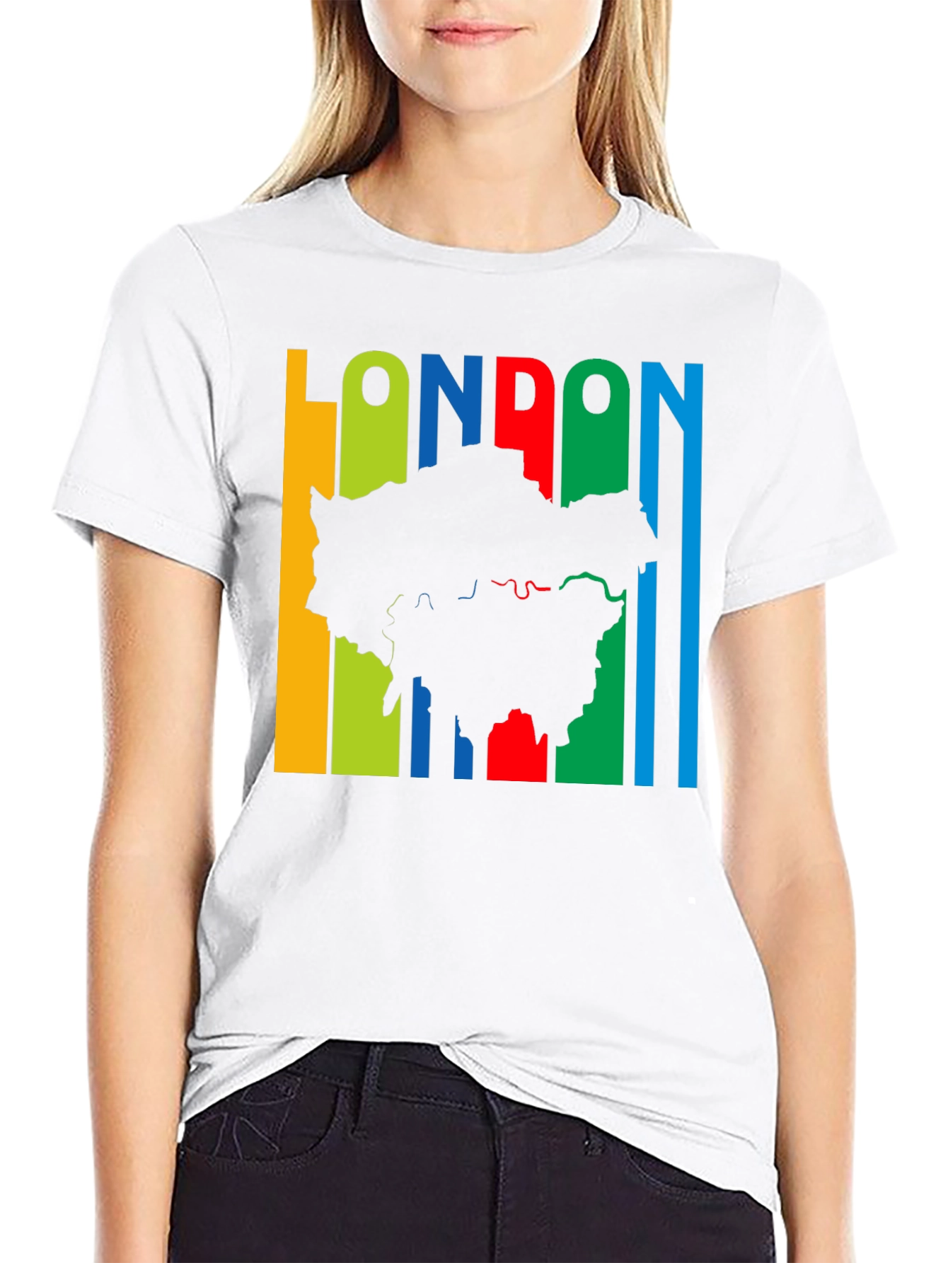 London Map Graphic T-Shirt