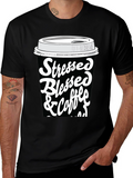 Stressed Blessed & Coffee Obsessed T-Shirt