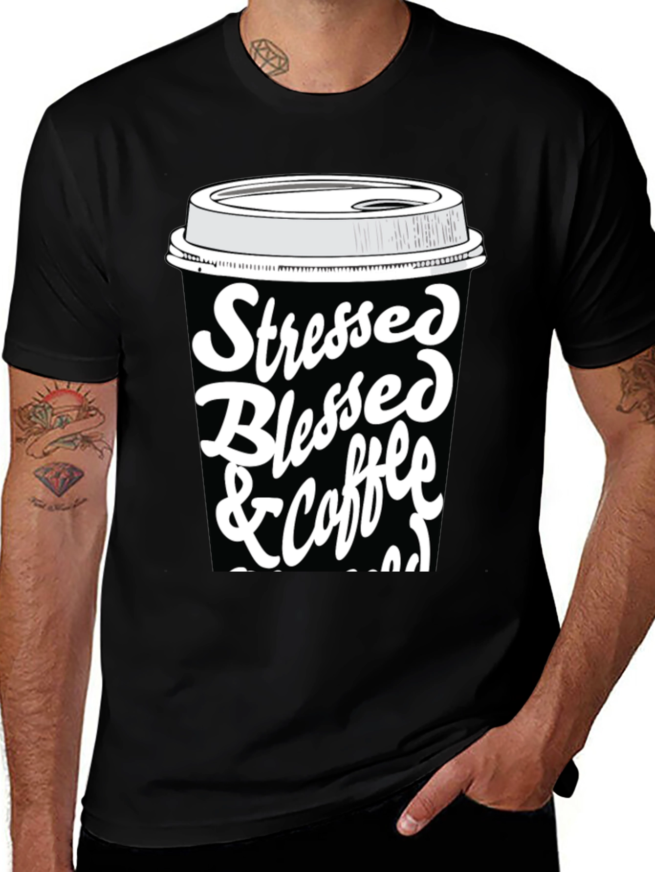 Stressed Blessed & Coffee Obsessed T-Shirt