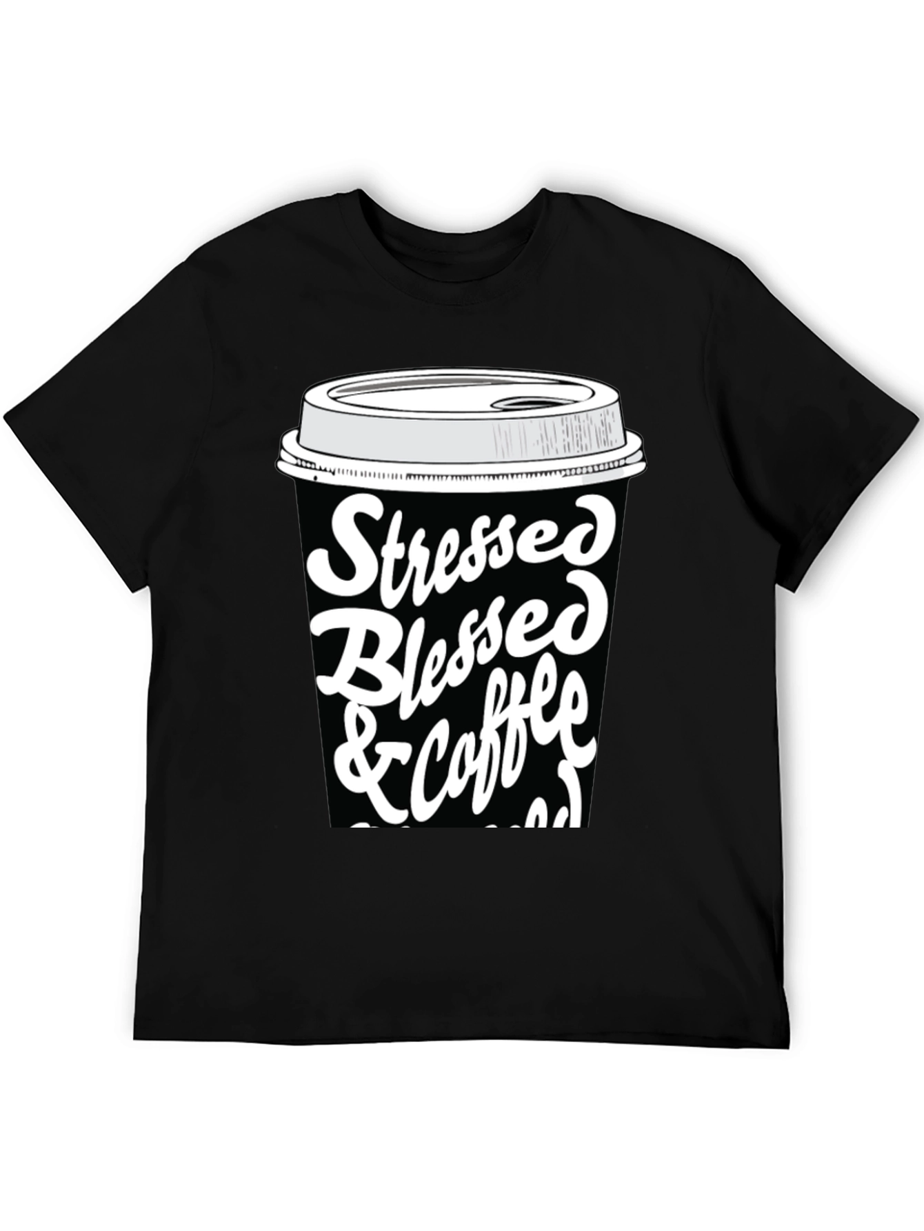 Stressed Blessed & Coffee Obsessed T-Shirt