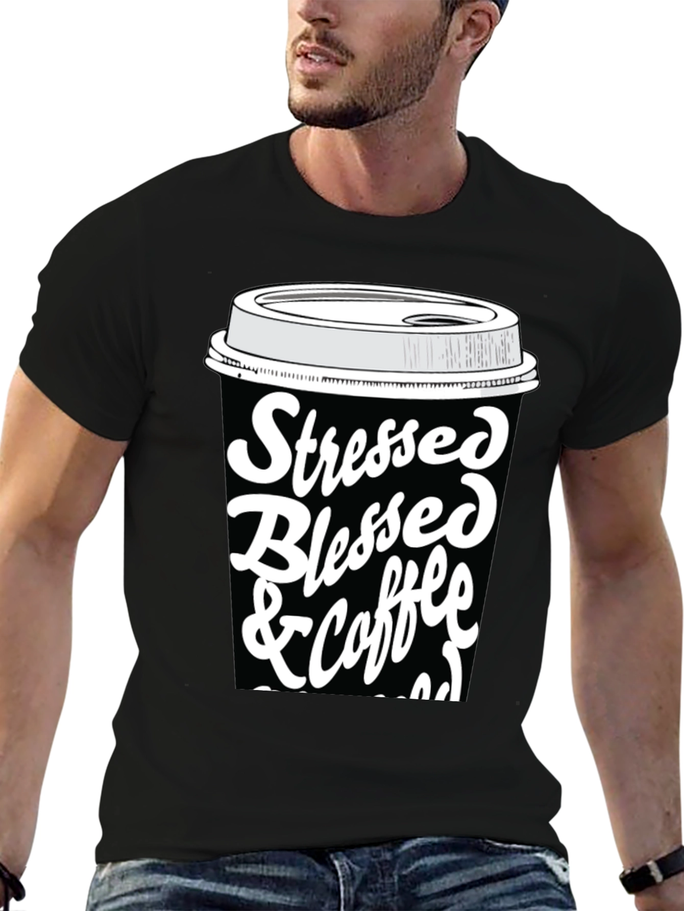 Stressed Blessed & Coffee Obsessed T-Shirt