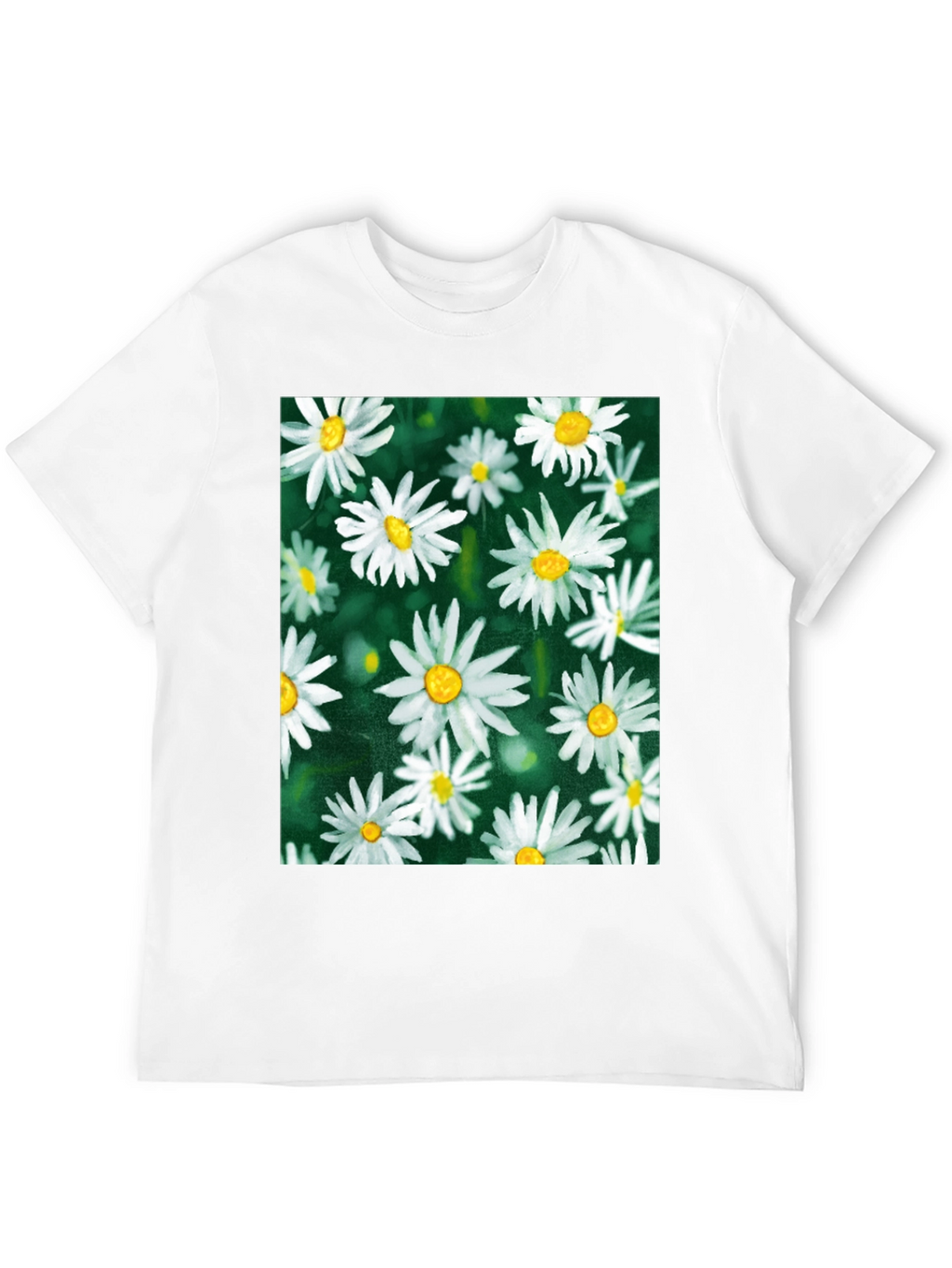 Daisy Flower T-Shirt - Floral Pattern
