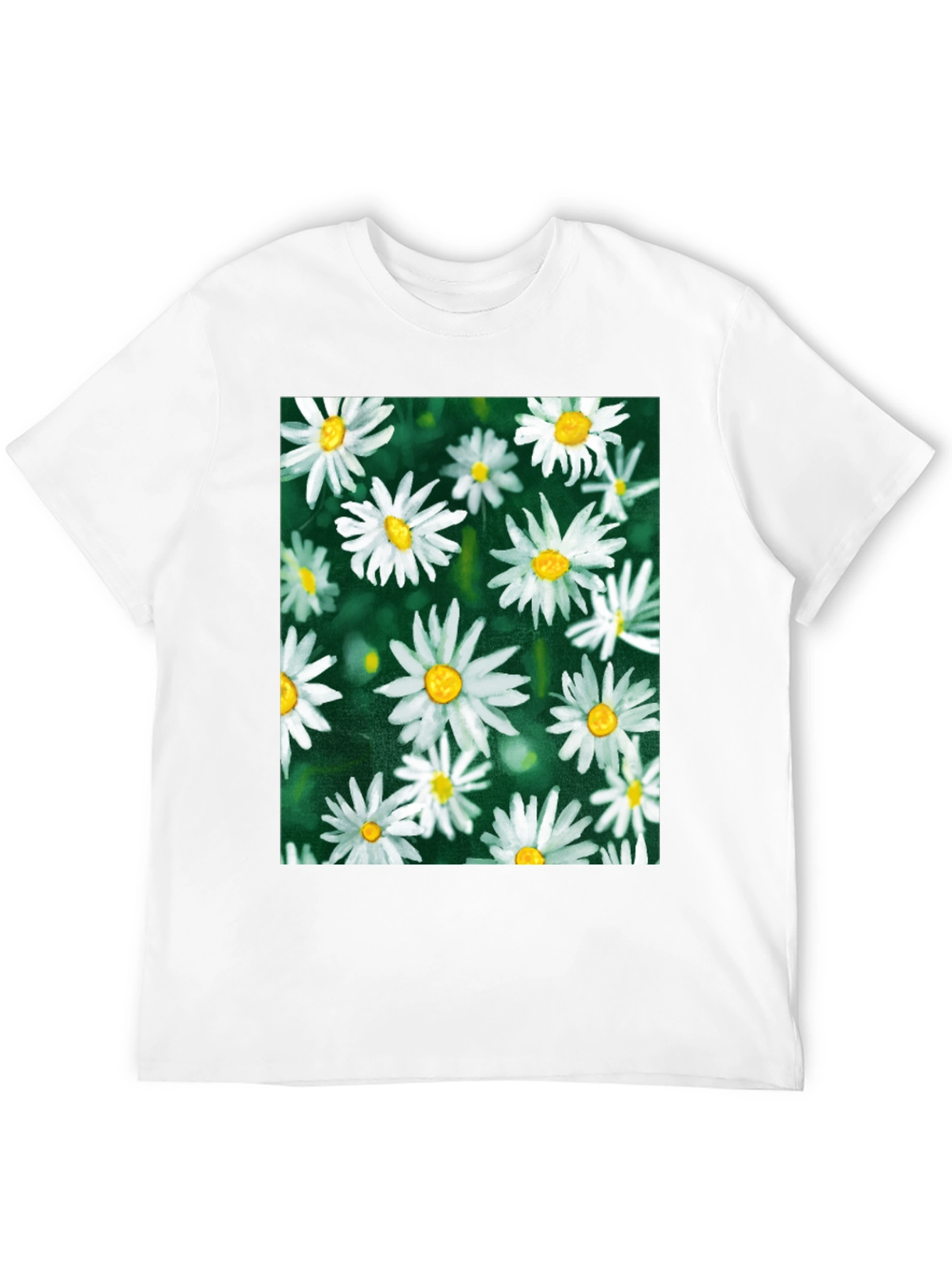 Daisy Flower T-Shirt - Floral Pattern