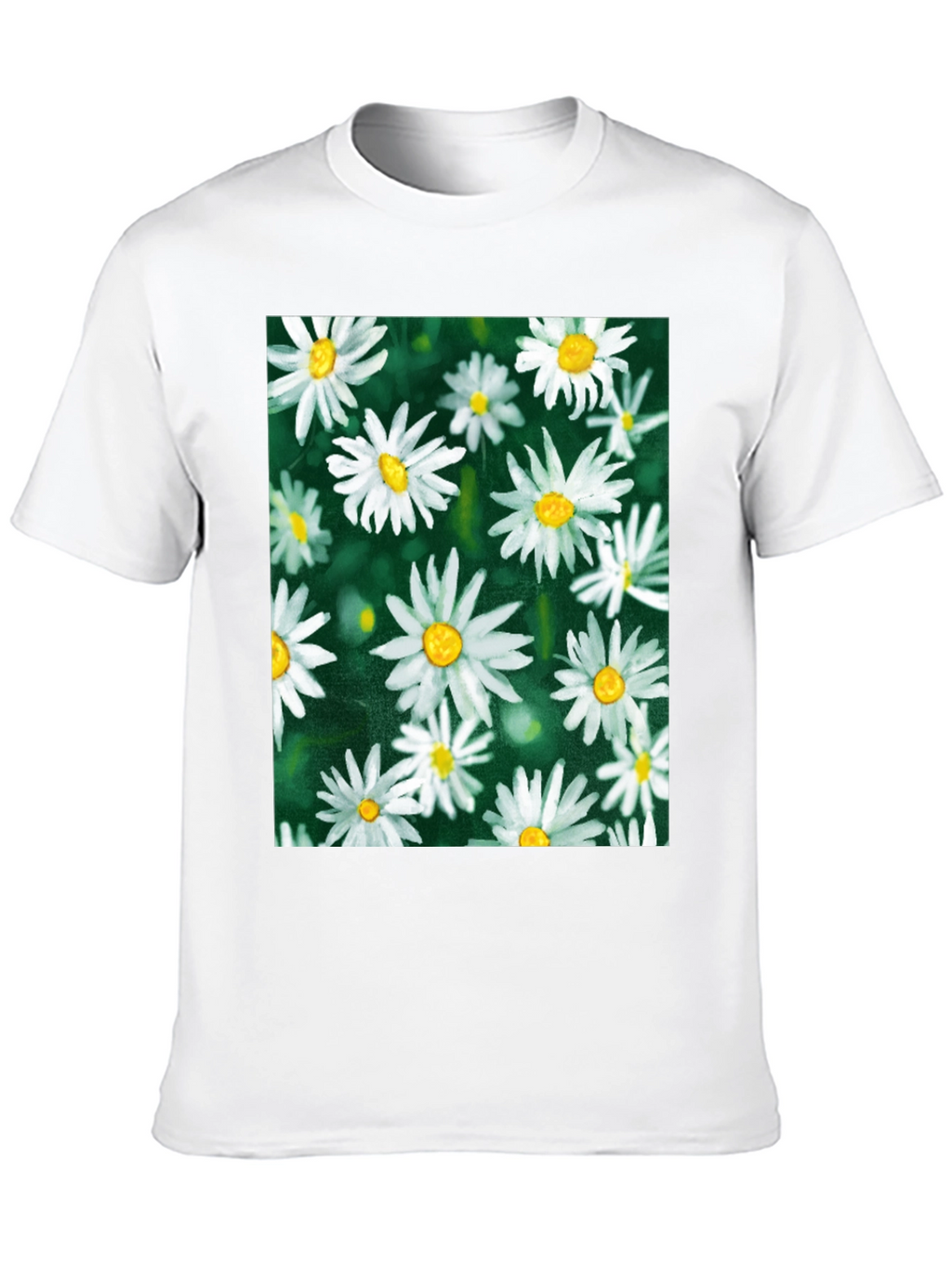 Daisy Flower T-Shirt - Floral Pattern