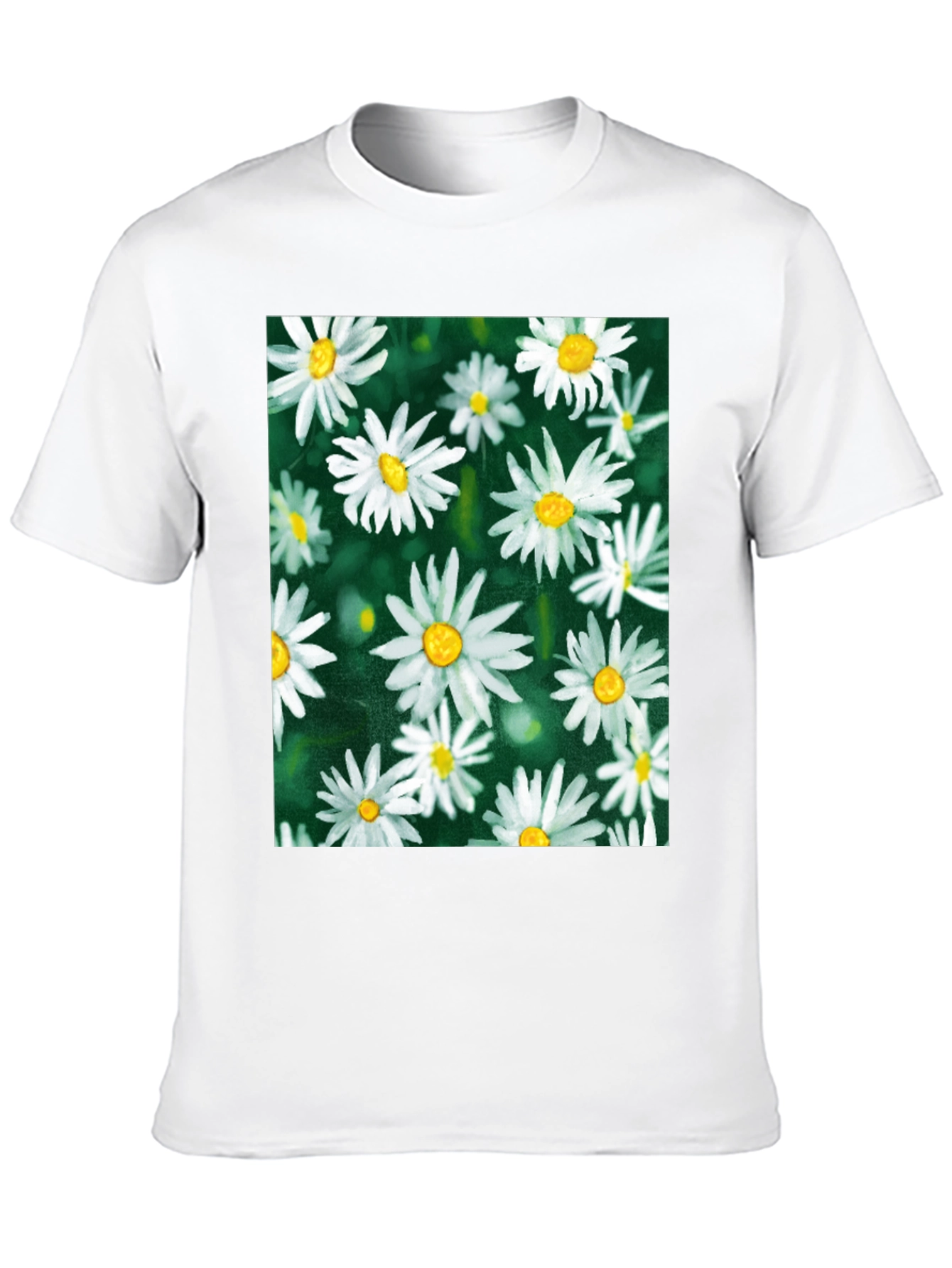 Daisy Flower T-Shirt - Floral Pattern