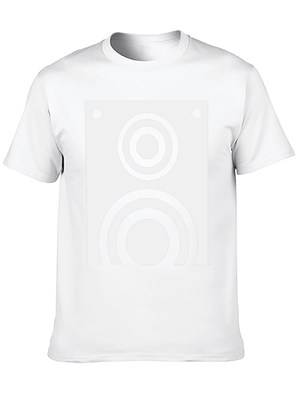 Retro Speaker Graphic Tee - Cool Black T-Shirt