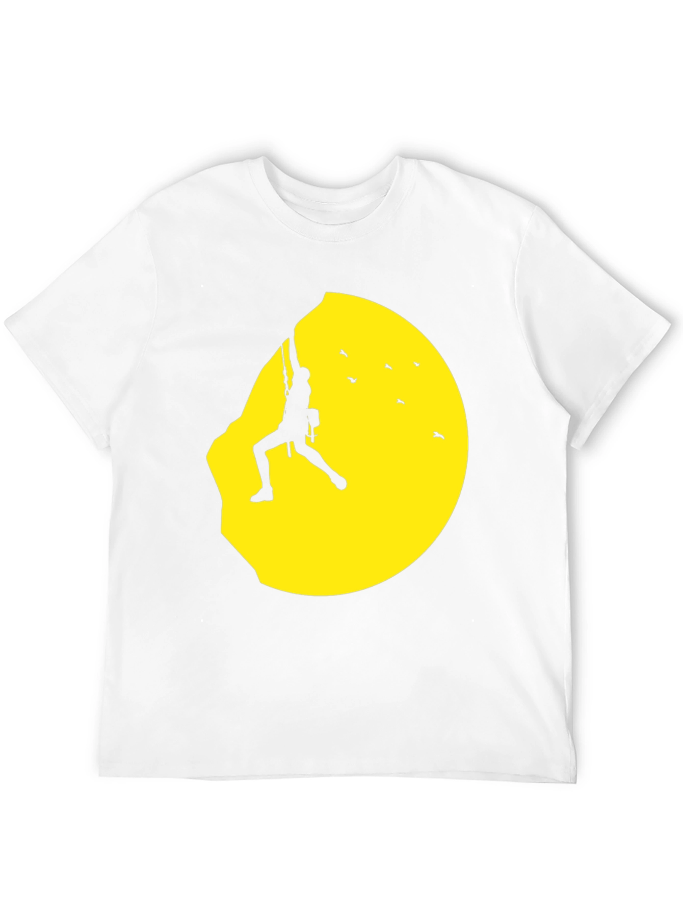 Climber Silhouette Graphic Tee - Adventurers Black T-Shirt