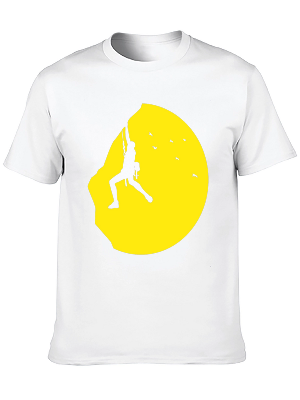 Climber Silhouette Graphic Tee - Adventurers Black T-Shirt