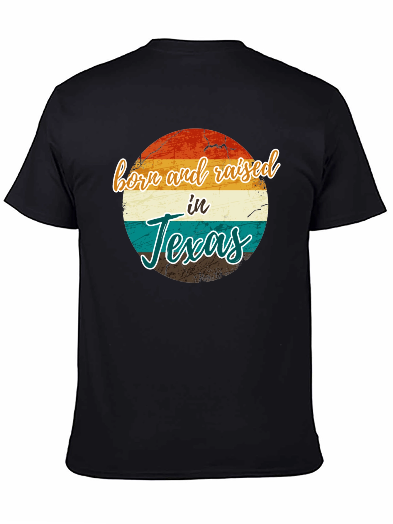 Born and Raised in Texas T-Shirt Retro Style