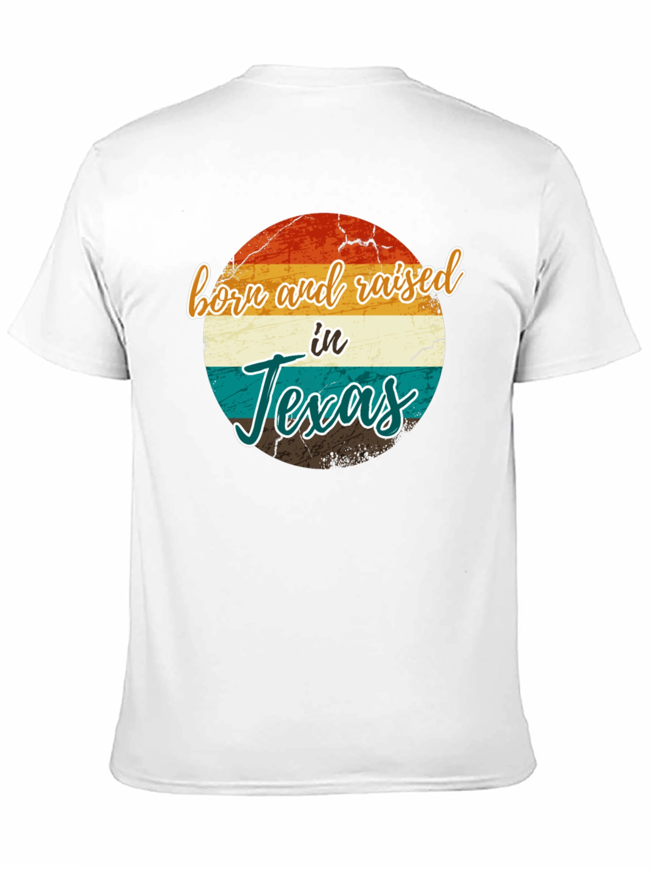 Born and Raised in Texas T-Shirt Retro Style