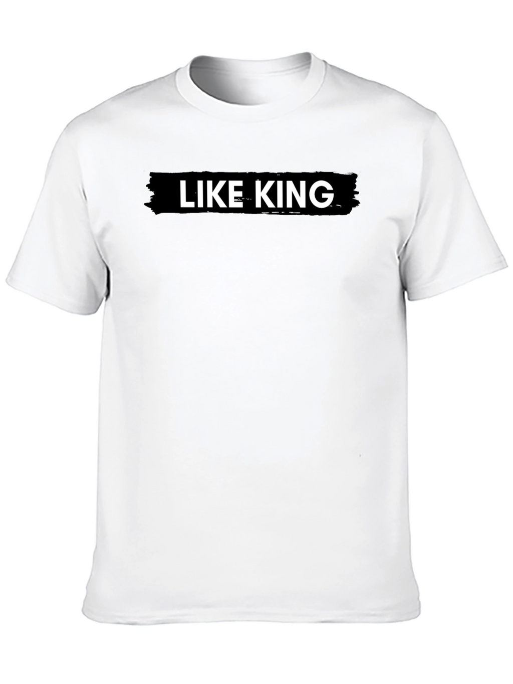 Like King Graphic Tee - Black Cotton T-Shirt
