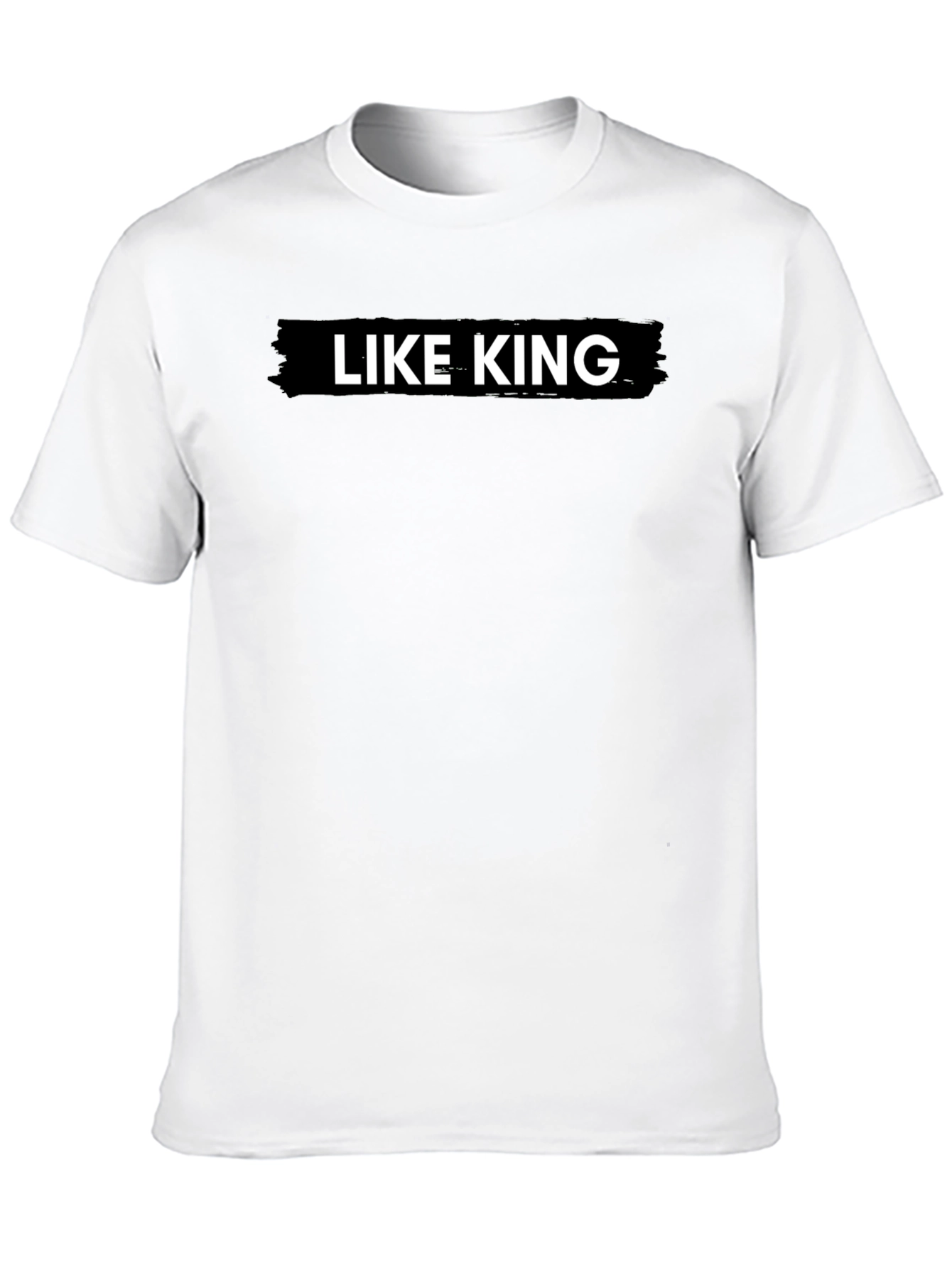 Like King Graphic Tee - Black Cotton T-Shirt