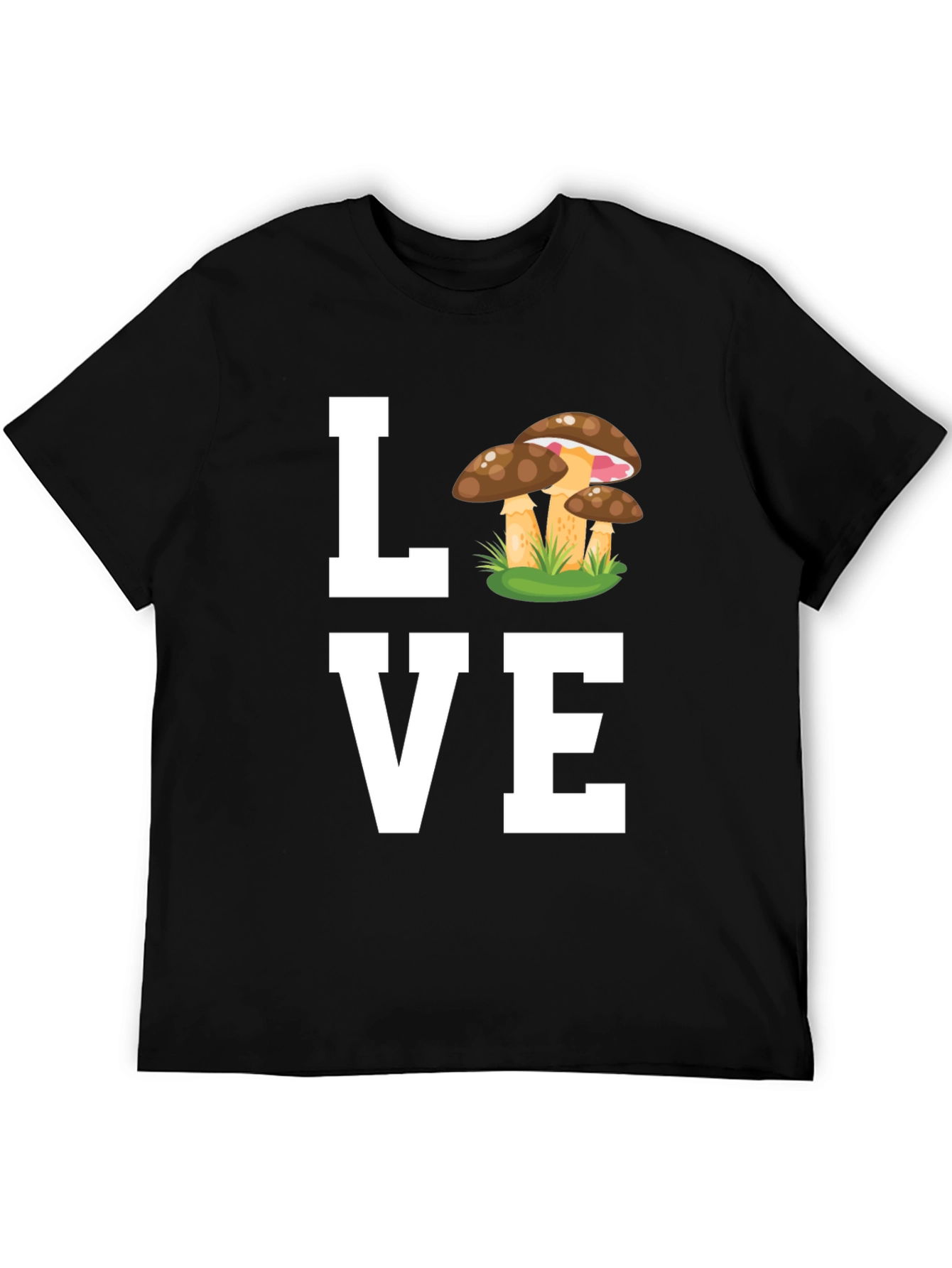 Mushroom Love T-Shirt - Whimsical Graphic Tee
