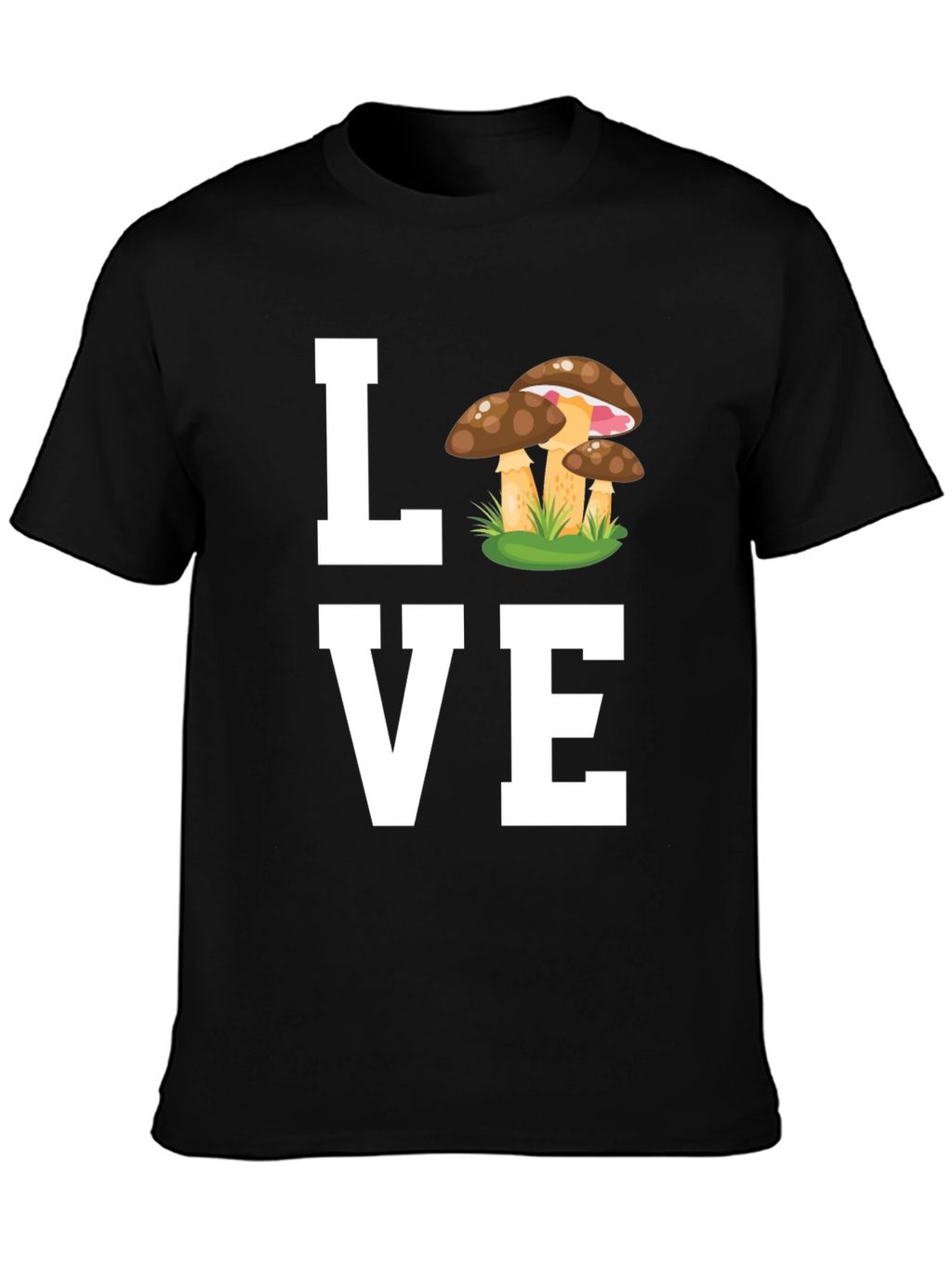 Mushroom Love T-Shirt - Whimsical Graphic Tee