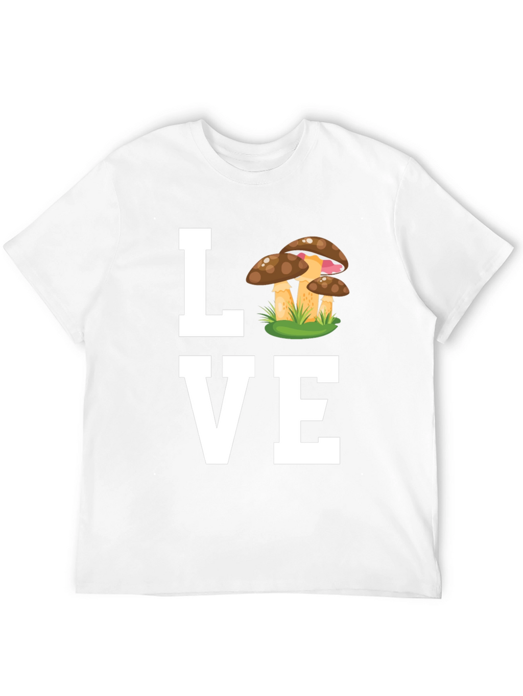 Mushroom Love T-Shirt - Whimsical Graphic Tee