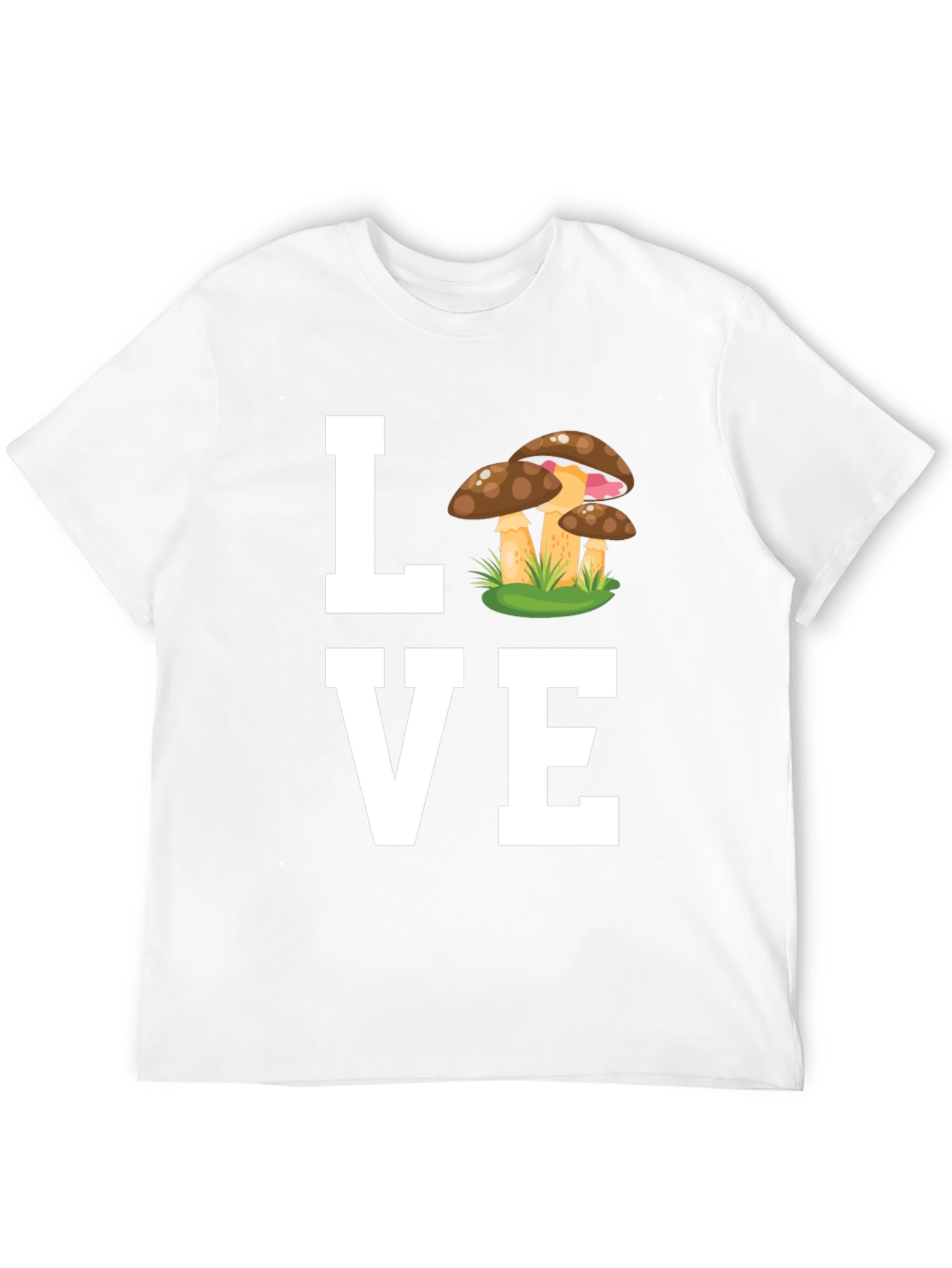 Mushroom Love T-Shirt - Whimsical Graphic Tee