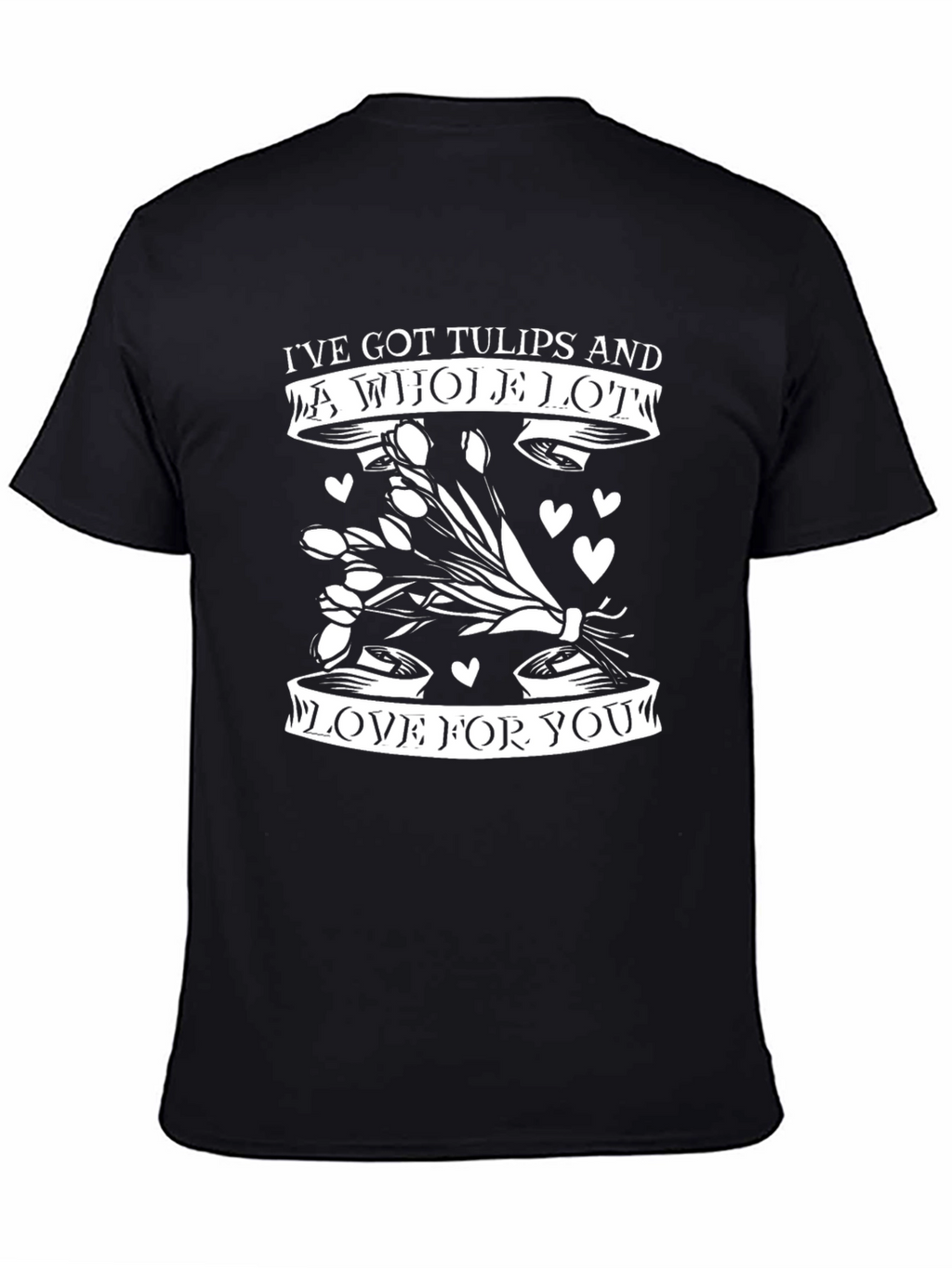 Tulips & Love T-Shirt - Romantic Graphic Tee