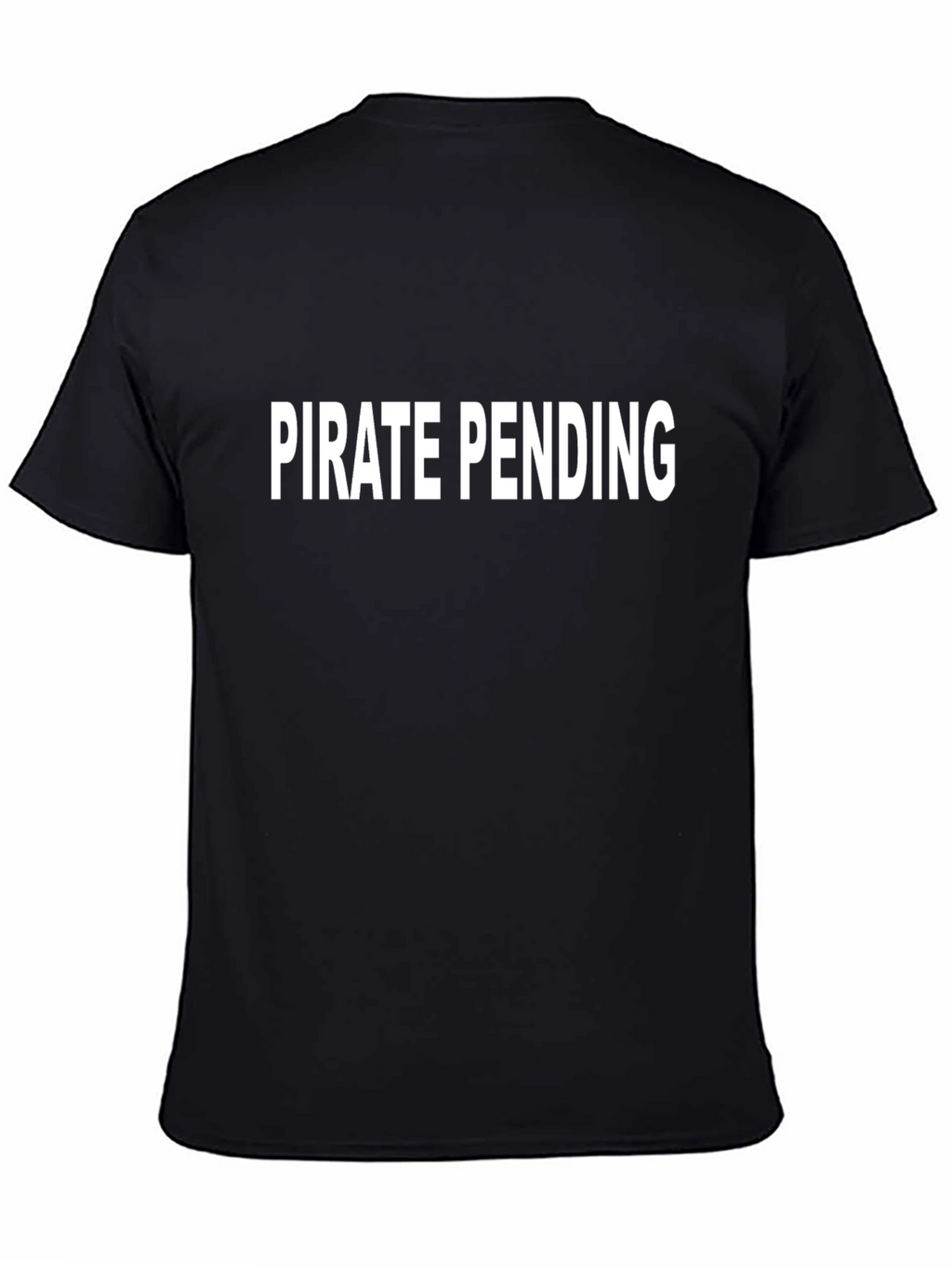 Pirate Pending Graphic T-Shirt - Black Cotton Tee