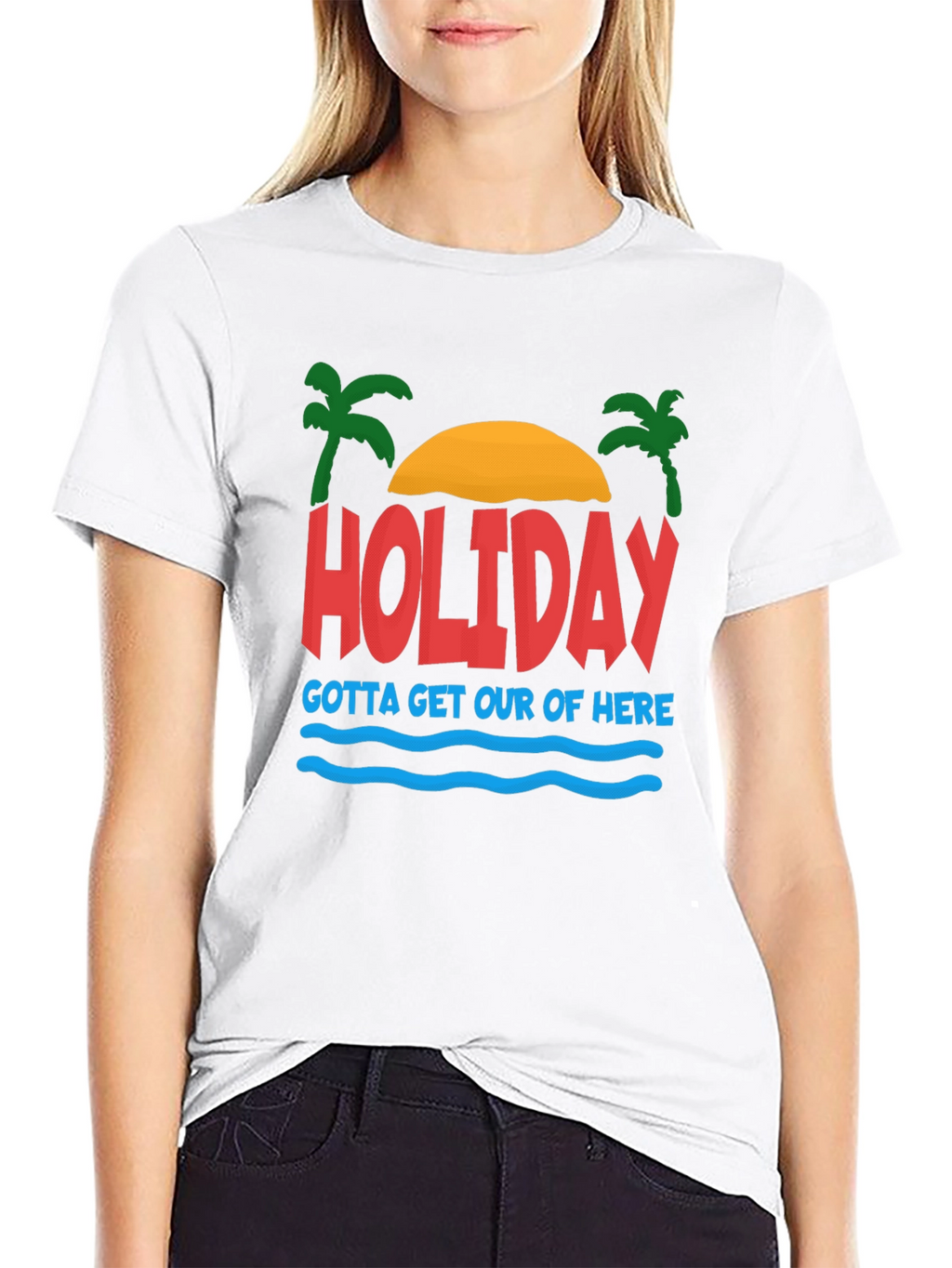 Holiday Graphic T-Shirt - Gotta Get Out Of Here
