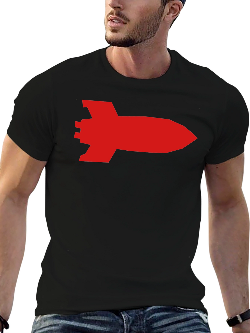Red Rocket T-Shirt - Blast Off in Style!